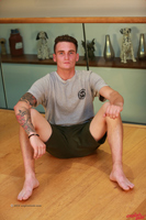 Model Flynn Peacock Naked Straight English Lad Uncut Enjoys Gym