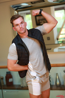Model Frankie Foster Naked Straight English Lad Uncut Enjoys Gym & Football