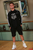 Model Matteo Romano Naked Straight English Lad Uncut Enjoys Gym & Football