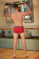 Model Dane Spencer Naked Straight English Lad Uncut Enjoys Football & Gym