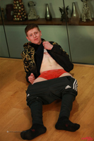 Model Joe Appleton Naked Gay English Lad Uncut Enjoys Gym & Running