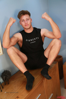 Model Joe Fitzpatrick Naked Straight English Lad Uncut Enjoys Mixed Martial Arts