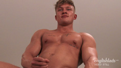 Muscular Young Rugby Player Albie Shows Us His Throbbing Uncut Erection!