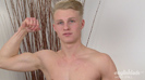 Blond Personal Trainer Ben Shows off his Hard Abs & Big Uncut Erection!