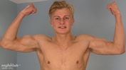 Straight Blond Hunk Josh gets wanked off by a Man for the 1st Time!
