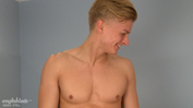 Straight Blond Hunk Josh gets wanked off by a Man for the 1st Time!