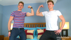 Video of Marc's Photo Shoot - Young Straight Muscular Lad gets his 1st Man Blow Job!