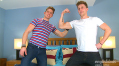 Video of Marc's Photo Shoot - Young Straight Muscular Lad gets his 1st Man Blow Job!