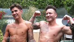 Young Straight Lads Casias & Joe Wank Off a Man for Their 1st Time!