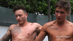Young Straight Lads Casias & Joe Wank Off a Man for Their 1st Time!