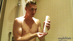 Straight Young Christian Wanks his Massive 9 Inch Uncut Cock & Squirts a Load of Cum!
