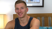 Tall, Lean & Ripped - Str8 Lad Andrew gets first BJ from a guy - and enjoys it!