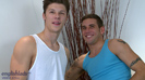 Lean & Toned Straight Footballer Jaden Enjoys his 1st Blow Job From a Man!