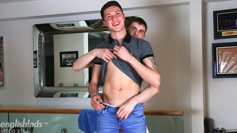 Young Straight Marco's First Man Wank & Suck & it's Lucky Dominic Who Plays with his Big Uncut Cock!