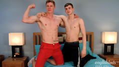 Straight Hunk Eddie Branson Wanks his 1st Man & its Dominic Moore's Uncut Cock - Lucky Guy!