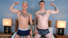 Straight Mates Craig & Hayden Wank Each Other's Uncut Cocks & Blow Each Other's Loads!