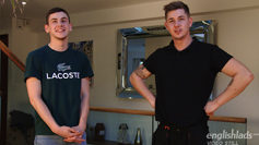 Young Cheeky Lads Hunter Hay and Dominic Wank Their Big Uncut Cocks!