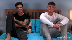 Jack Ashton and Casias Bradley Wank Their Big Uncut Cocks and Shoot Massive Cum Shots!