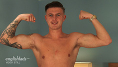 Young Straight Footballer Jack Ashton's big Uncut Cock gets its 1st Manhandling!