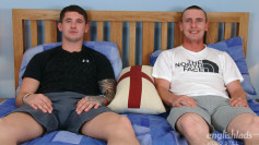 Young Straight Best Mates Wank Each Other's Big Uncut Cocks & Shoot Their Loads Together!