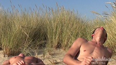 Jack and Damian having a Cheeky Play in the Sand Dunes!