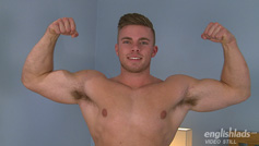 Straight Lad Jake Shows Off His Hot Muscular Body and Wanks His Uncut Cock!