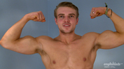 Straight Athlete James Shows off his Muscles & Massive Uncut Cock!