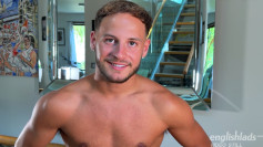Young Lean Ice Hockey Player Shows off his Muscles & Wanks his Huge Uncut Cock & Cums!