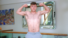 Young Straight Boxer Wanks his Big Uncut Cock & Shoots a Big Load & Showers After!