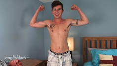 Young Straight Teenager Joey Foxton Shows His Rock Hard Uncut Cock & Squirts for England!