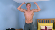 Straight Lad Josh Shows off his Defined Athletic Body, Hard Uncut Cock & Smooth Hole!