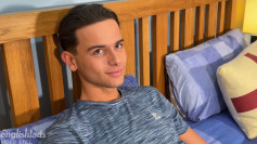 Young Straight Teen's 1st Manhandling & his Huge Uncut Cock Squirts Cum in his Face!