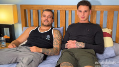 Straight Hunk Lewis Fucks Trent’s Willing Ass  & Trent’s Big Uncut Cock Cums 3 Times! 