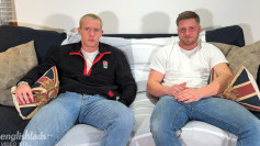 Straight Muscular Stud Ronan’s Huge Uncut Cock is Sucked & Wanked & Ronan Cums Twice!