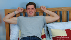 Young Straight & Muscular Hunk Logan Returns for a another Manhandling & he Shoots Big!
