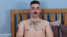 Straight Young & Hairy Rugby Player Miles Wanks his Big Uncut Cock & Squirts for England!