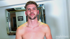 Young Straight & Handsome Tennis Player Shows off his Muscles & Wanks his Huge Uncut Cock