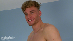 Super Horny Hunk Noah Pumps His Hole With a Dildo for the 1st Time and Cums Buckets!