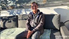 Young Straight Tennis Player Wanks his Uncut Cock on a Sunny Rooftop & Shoots for England!