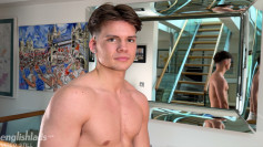 Young & Ripped Professional Teen Boxer Wanks his Rocket Cock & Fires a Load of Cum Everywhere!