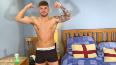 Young Straight Footballer Stud gets his 1st Manhandling & his Big Uncut Cock Shoots Cum Everywhere!