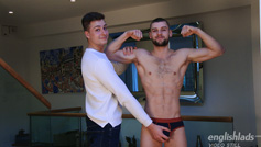 Young Hairy Straight Rufus Fitzroy Wanks his 1st Cock & Jack Harper's Uncut Cock gets a Good Work Out!