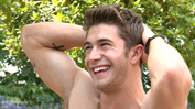 Confident Str8 Hunk Scott - Shows Off His Muscular Body and Shoots a Massive Load!