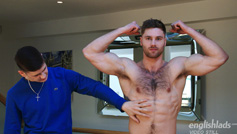 Muscular & Hairy Big Cocked Uncut Stud Tom Lawson Wanks his 1st Man & Shoots a Massive Load!