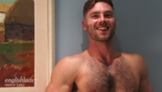 Straight Hairy Hunk Tom Lawson gets his 1st Manhandling and Wow Cums, Cums & Cums Some More!