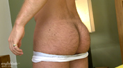 Straight Hairy Travis Shows off His Muscular & Ripped Body & Ultra Hard Uncut Cock!