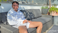 Young Straight Horny Lad Wanks his Rock Hard Uncut Cock on a Sunny Rooftop & Fires a Huge Load of Cum!