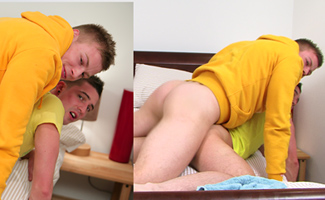 BONUS VIDEO - Str8 Personal Trainer Dan Pumps Sam's Eager Hole!