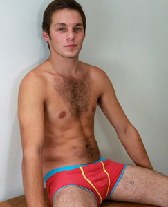 Englishlads.com: Hairy Young Uncut Straight Fair Ground Worker Rudy Squirts for England!