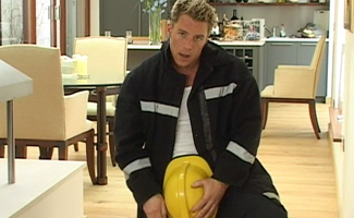 Str8 hunk Danny the fireman